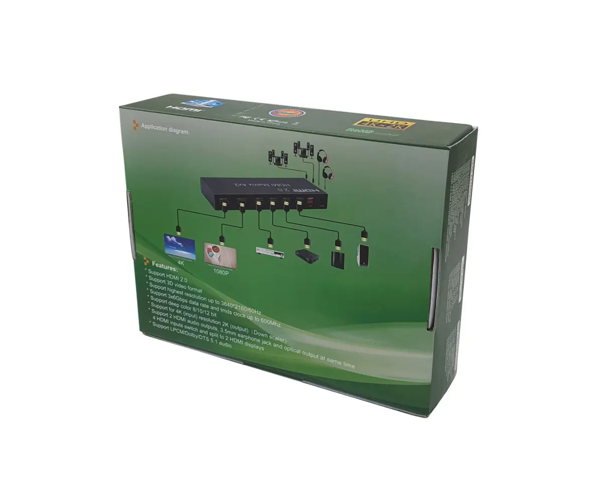 Matrix HDMI 4/2 Spacetronik SPH-M42 v2.0 4K EDiD