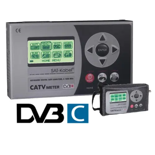 Miernik CATVmeter QAM Expert DVB-C 4-1000MHz - wada wyświetlacza