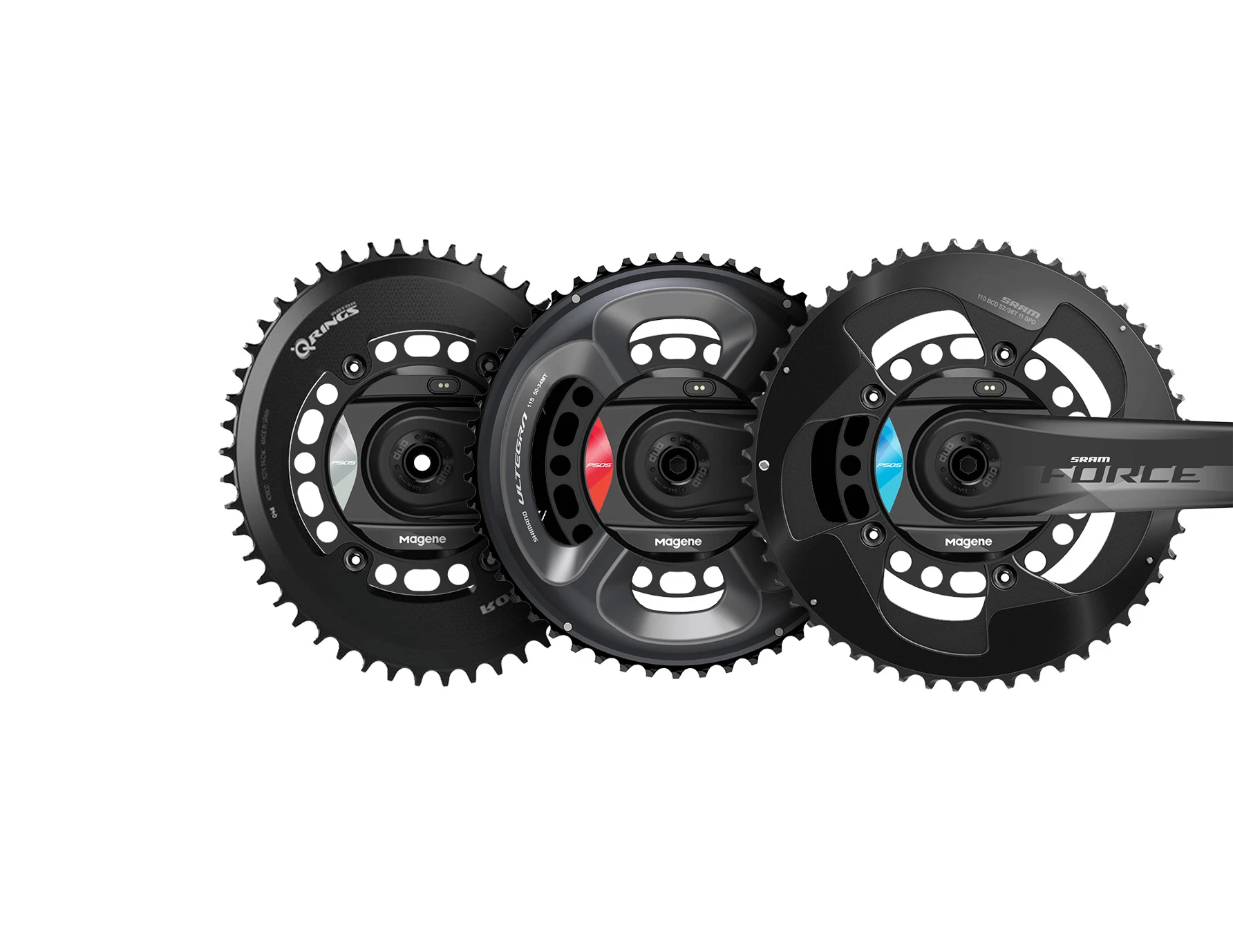 Pomiar mocy spider SRAM 8 BOLT 110BCD AXS Force Red22 Quark ANT  Magene P505-S1108