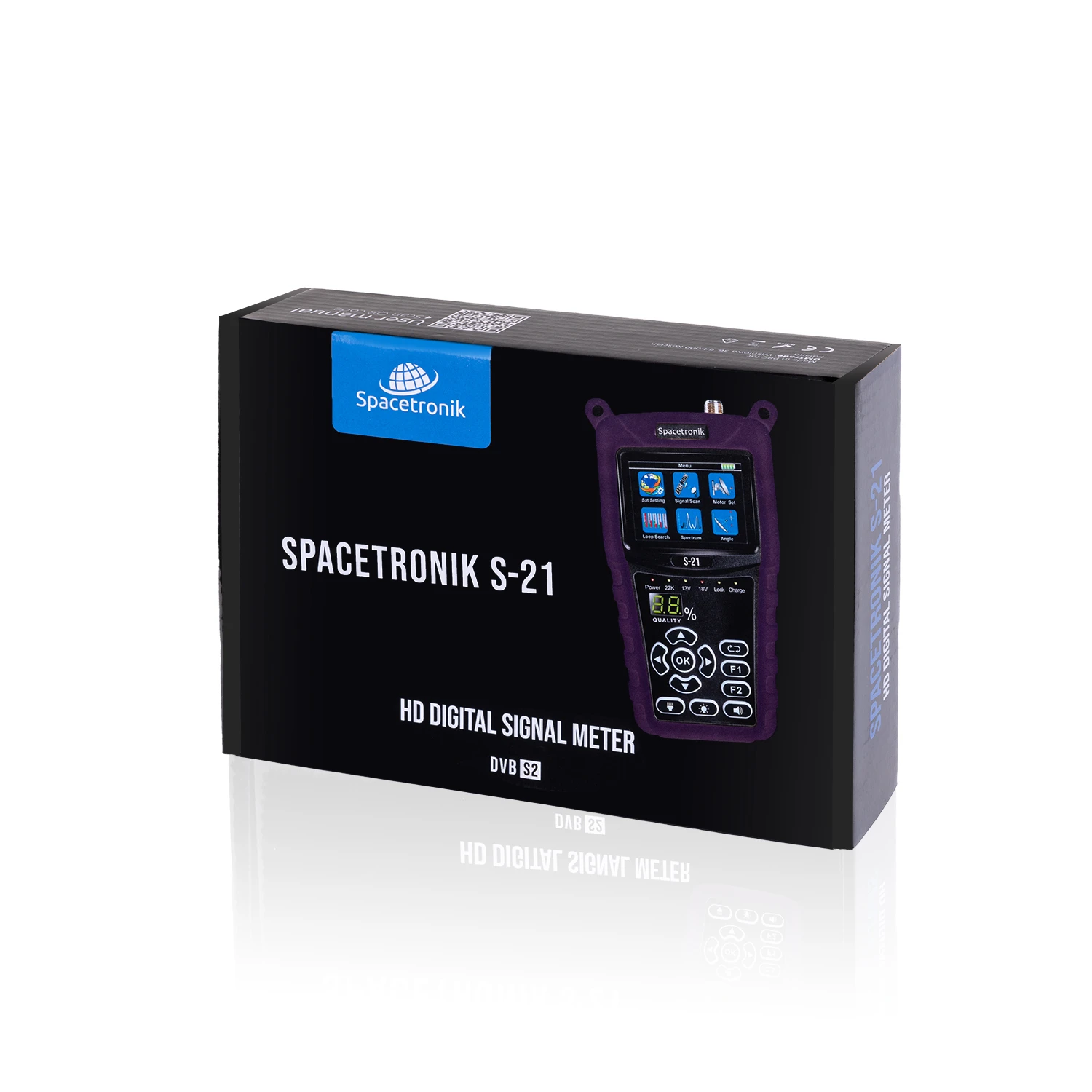 Miernik SAT Finder Spacetronik S-21 DVB-S2/S2X IPTV M3U H.265