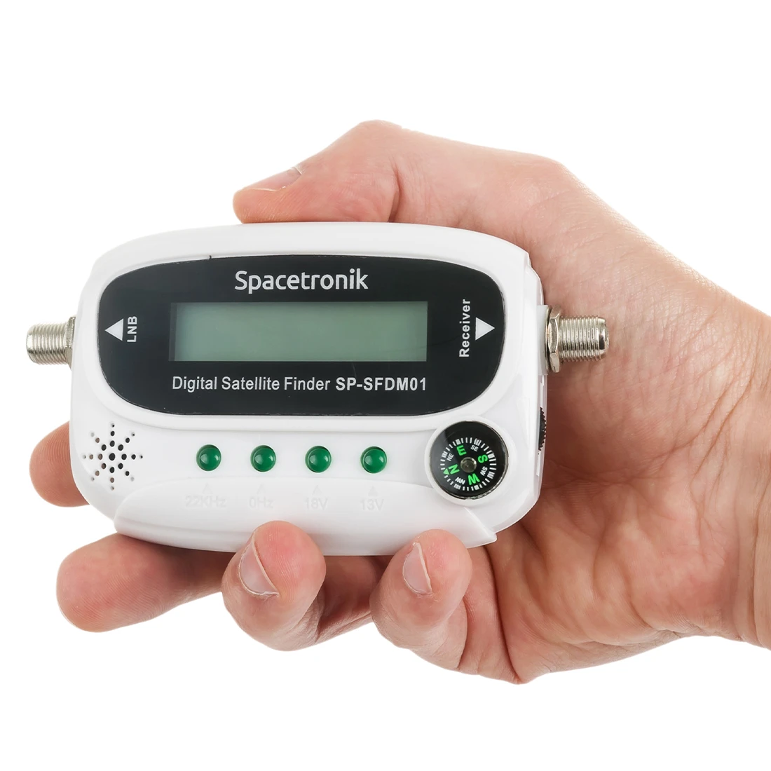 Miernik sygnału Satelitarnego TV SAT Digital Satfinder z LCD Spacetronik SP-SFDM01