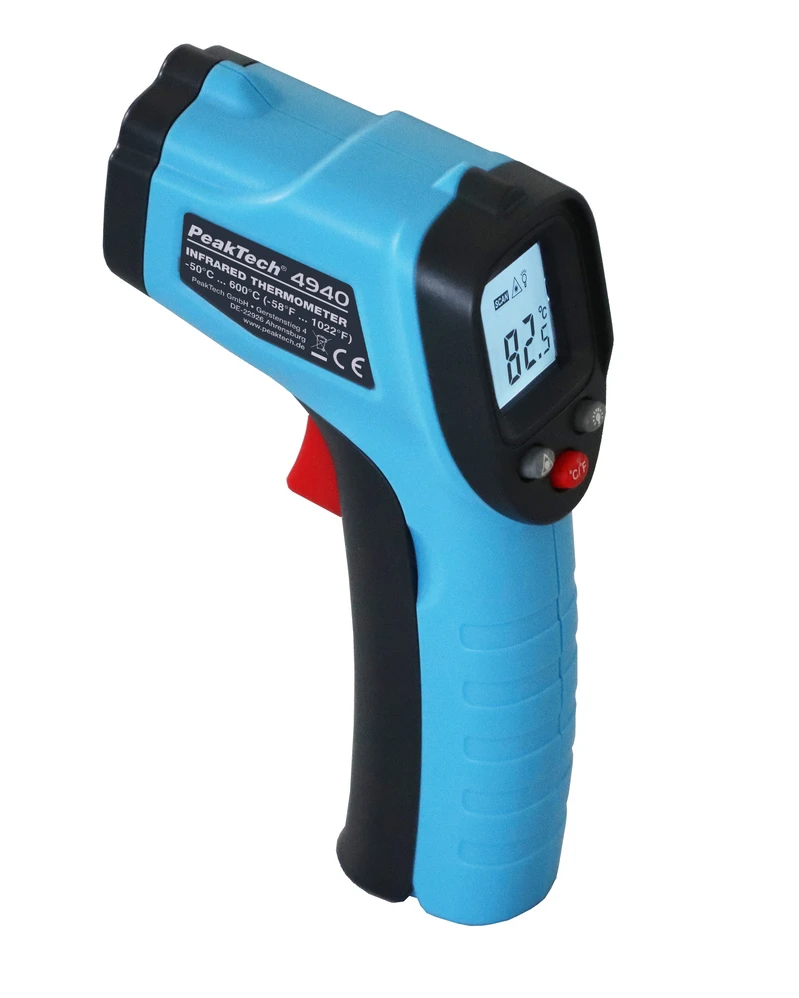 Pirometr Laserowy Bezdotykowy Termometr -50 do 600°C PeakTech 4940