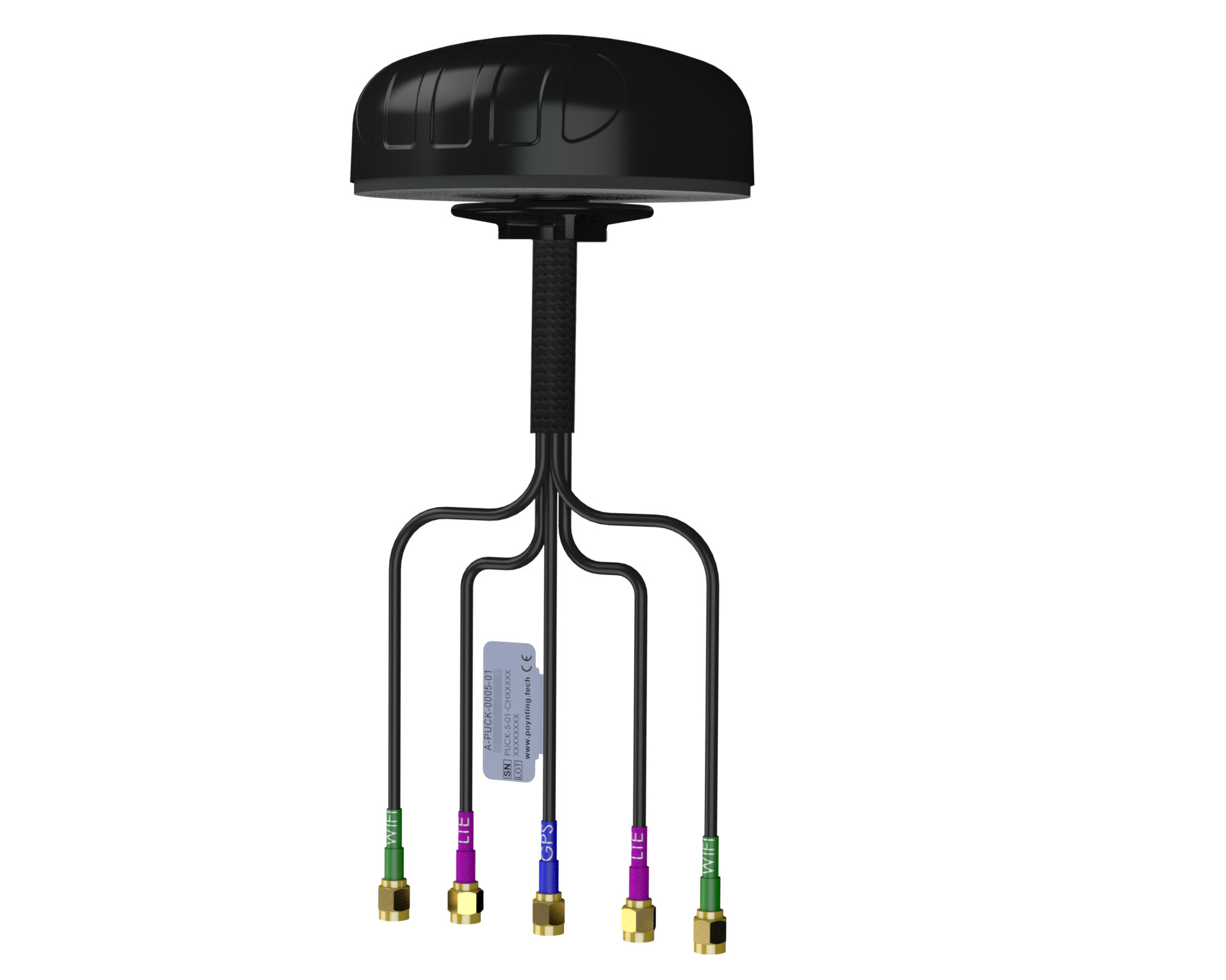 Mała antena do auta PUCK-0005-V1-01 LTE Wi-Fi GPS Poynting