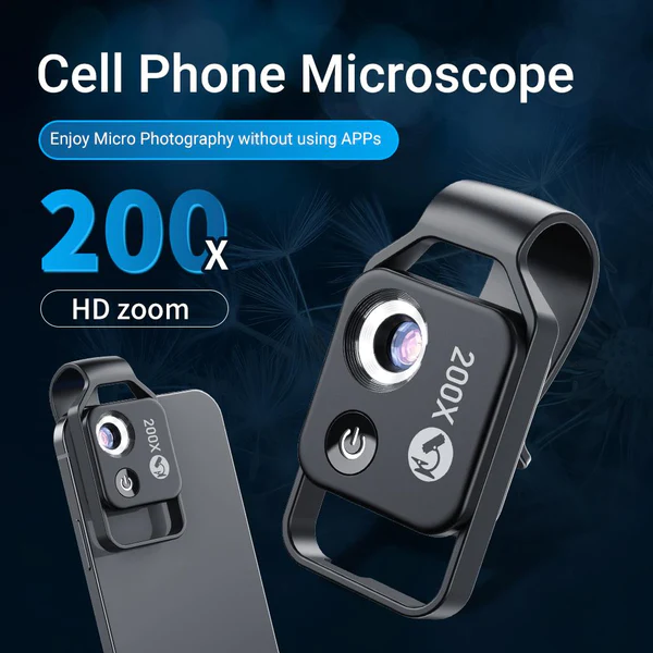 Obiektyw mikroskop do telefonu 200x