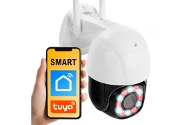 Obrotowa kamera WiFi IP 4x ZOOM PTZ z aplikacją Smart Life Tuya Spacetronik SL-C42W
