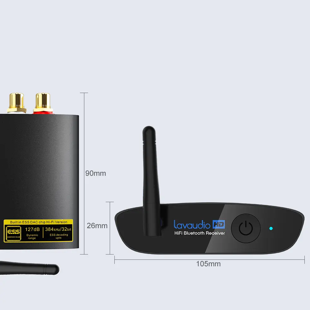 DS200 Pro Odbiornik Audio konwerter dźwięku DAC Bluetooth 5.0 