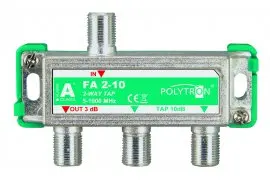 Odgałęźnik Polytron Tap 2-krotny 10dB 5-1000 MHz FA 2-10