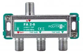 Odgałęźnik Polytron Tap 2-krotny 8dB 5-1000 MHz FA 2-8