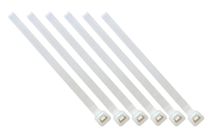Opaska kablowa TRYTKA 200x4,2mm biała paczka 100szt