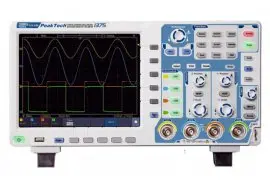 Oscyloskop cyfrowy 4-kanałowy All-in-One USB 100MHz PeakTech 1375