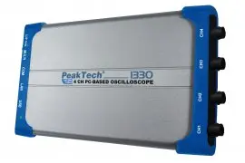 Oscyloskop PC 4-kanałowy USB LAN 100 MHz 1 GSa/s PeakTech 1330