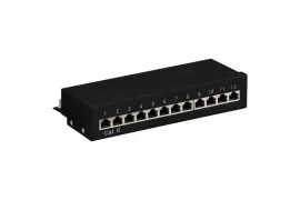 Patch panel STP CAT 6 Ekranowany 12-portowy Goobay