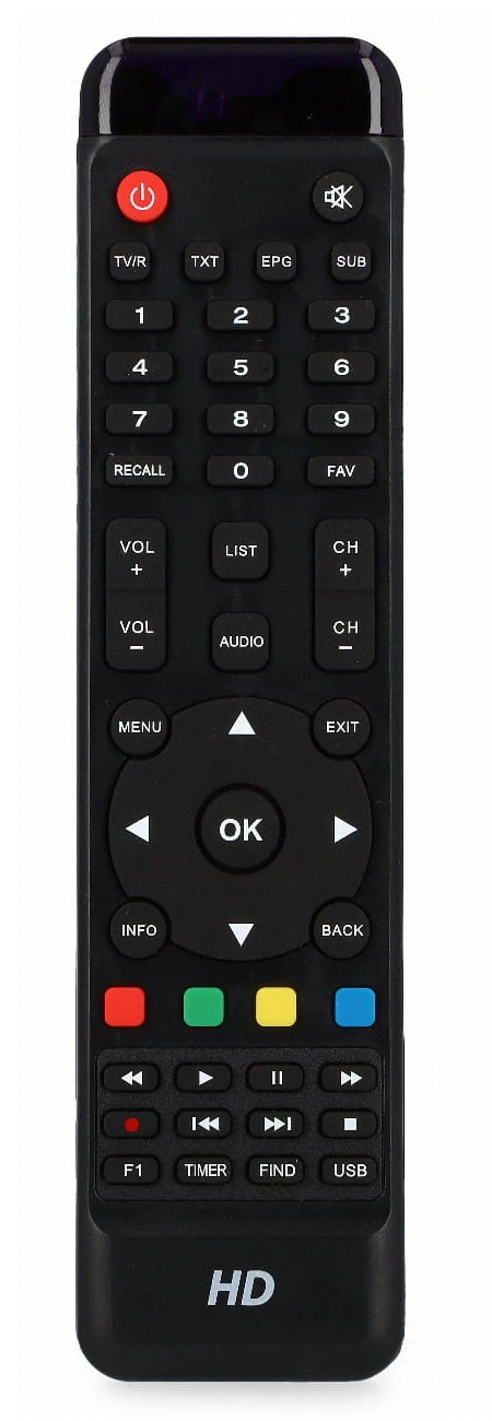 Pilot do dekodera DVB-T2/C OPTICUM HBBTV T-BOX