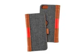 Portfel + etui na telefon MOC Velcro Book Wallet na iPhone 6/7/8 Grey