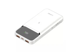 Powerbank indukcyjny 22.5W z ekranem USB USB-C PD Fast Charge 10000 mAh do samolotu LDNIO PQ11