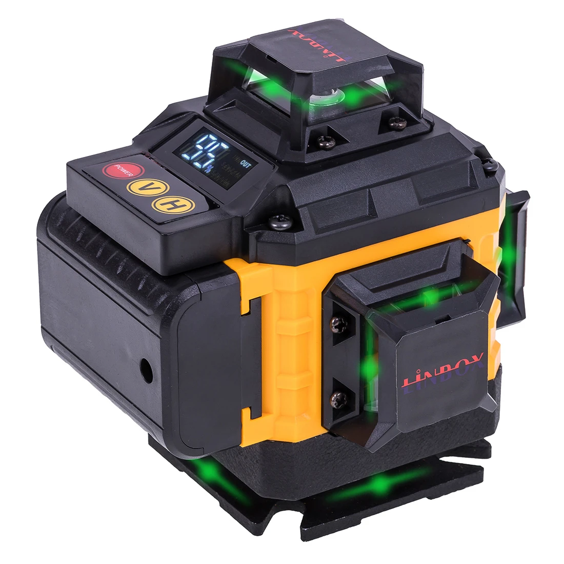 Poziomica laserowa 4D ECO Linbox z dodatkami OUTLET
