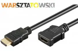 przedłużacz HDMI™ Goobay Gold Black 5m