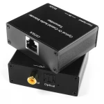 Przedłużacz Transmiter Audio Coaxial Toslink 150m LAN SPA-LHF01