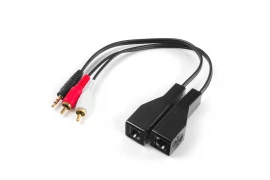 Przedłużacz Transmiter LAN  2x RCA na Stereo Audio 100m SPA-A01