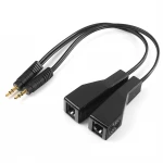 Przedłużacz Transmiter LAN  Stereo Audio Jack 3.5mm 100m SPA-A02