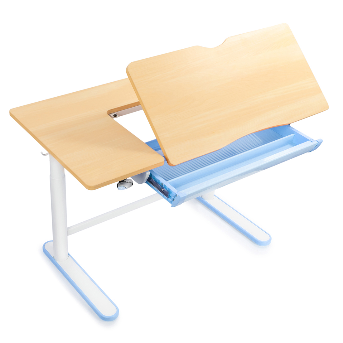Regulowane biurko dla dziecka Spacetronik XD 112x60 cm (niebieskie)
