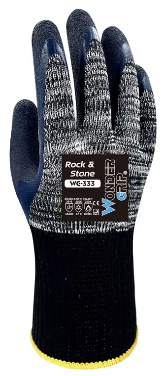 Ciepłe rękawice robocze Wonder Grip Rock & Stone WG-333 XXL/11