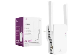 Repeater Wzmacniacz Sygnału Wi-Fi AC1200 Spacetronik SP-RE12 OpenWRT