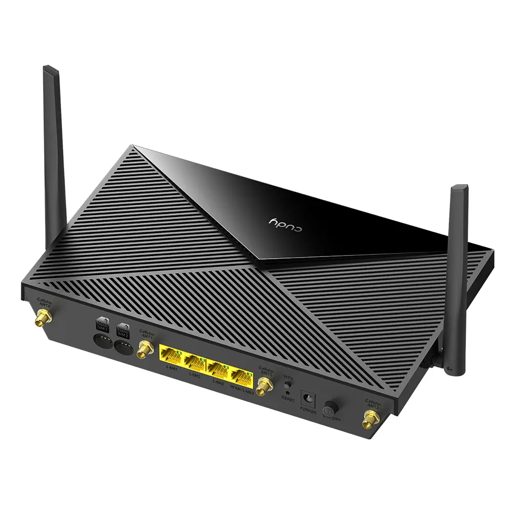 Router 5G SA/NSA WiFi 6 CPE AX3000 dual SIM WAN VPN Open WRT Cudy P5