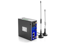 Router przemysłowy 4G LTE Dual Sim IoT 10/100Mbps 2x LAN na szynę DIN RS232 RS485 Spacetronik SIR322