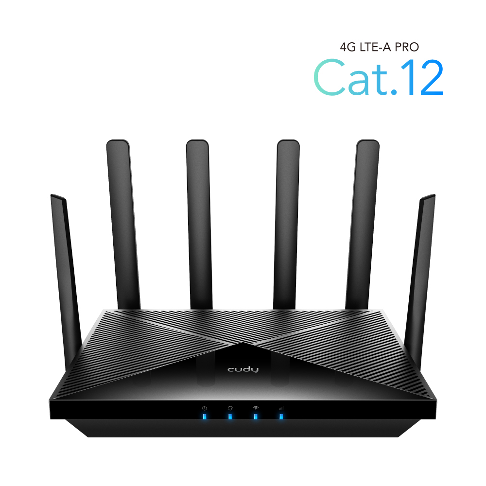 Router WiFi 5 AC1200 CAT12 dual SIM WAN Cudy LT12 4G LTE Agregacja pasm Open WRT