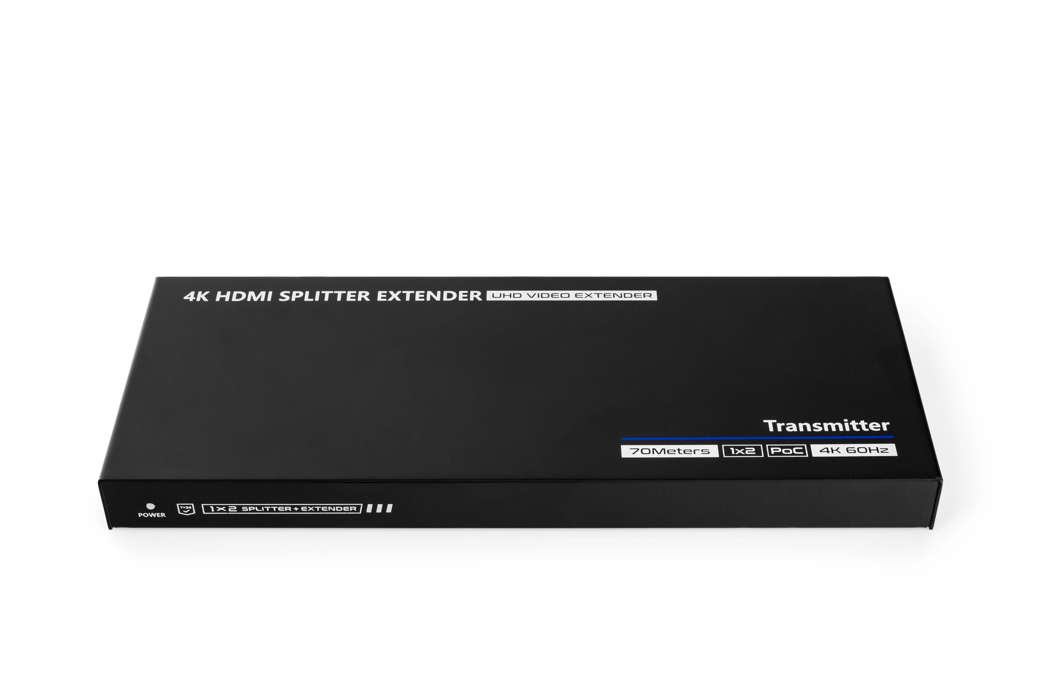 Rozgałęźnik 1x2 HDMI na LAN 4K@60Hz Spacetronik SPH-RIP202 ipcolor