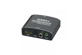 Rozgałęźnik HDMI na HDMI 2.0 + Audio 5.1 SPDIF, coaxial, AUX 4Kx2K@60Hz  Spacetronik SPH-AE09