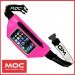 Sportowa saszetka nerka na telefon MOC Waist Bag pink