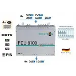 Stacja czołowa POLYTRON PCU 8122 8x DVB-S/S2, DVB-T/T2 lub DVB-C na 8x DVB-T z 4x CI