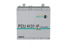 Stacja czołowa streamer IP POLYTRON PCU 4131 4x DVB-S/S2/T/T2/C na 4x MPTS lub 128x SPTS 4xCI