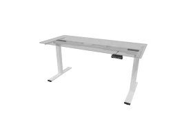 Stelaż do biurka regulowany elektrycznie Spacetronik SPE-214AW USB