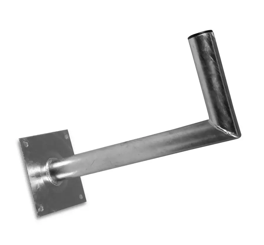 Uchwyt antenowy ścienny gruby L=40cm z rury 48mm