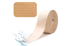 Super ekologiczna taśma papierowa wzmocniona z pulpy drzewnej aktywowana wodą 70 mm / 182 m Bublaki BT-W703R