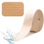 Super ekologiczna taśma papierowa wzmocniona z pulpy drzewnej aktywowana wodą 70 mm / 182 m Bublaki BT-W703R