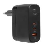 Super szybka ładowarka 65W GaN LDNIO Q366 3 porty USB  