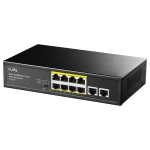 SWITCH PoE  8 portów i 2x Gigabit FS1010P 120W VLAN CCTV do 100m