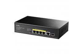 Switch sieciowy RJ45 1Gb LAN 5-portowy POE+ 120W 10/100/1000Mbps Cudy GS1005PTS1