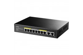 Switch sieciowy RJ45 Gb LAN 10 portów PSE 2 POE 120W 10/100/1000Mbps Cudy GS1010PE