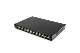 Switch zarządzalny L2 GS2048PS4 720W 48x PoE  10Gbps 4x porty SFP/TP 4x Uplink LAN 