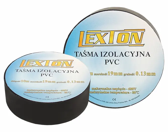 Taśma izolacyjna LEXTON czarna 25m