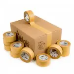 Papierowa taśma samoprzylepna Kraft Hot-Melt 50mm/50 m Bublaki BT-S51 (20 szt.)
