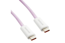 Ultraszybki Kabel USB-C USB4 40Gbps 240W 8K 60Hz Spacetronik KU43_SPC012V 1,2m Fioletowy