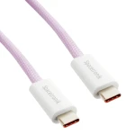 Ultraszybki Kabel USB-C USB4 40Gbps 240W 8K 60Hz Spacetronik KU43_SPC012V 1,2m Fioletowy