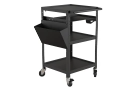 Wózek hotelowy organizer magazynowy 3 półkowy na kółkach Spacetronik SPC-140B