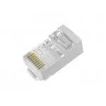 Wtyk sieciowy RJ45 8P8C w osłonie - op. 100 sztuk